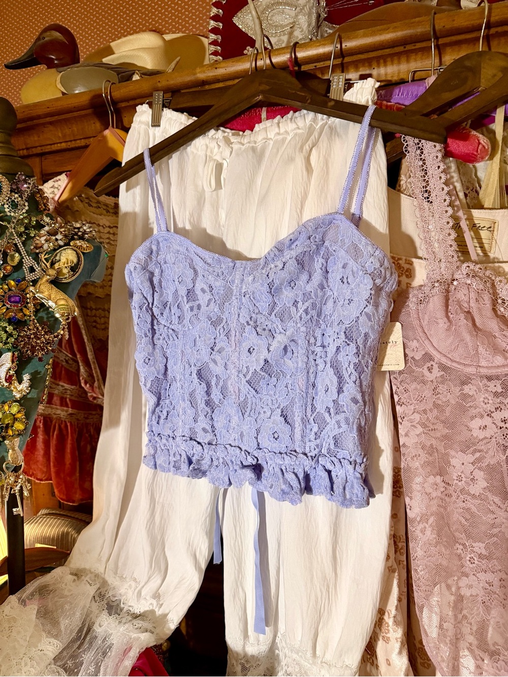 Free People Brightest Belle Corset Cami